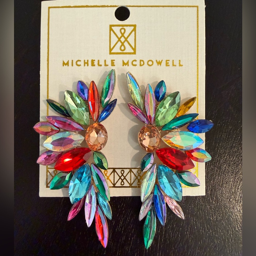 Michelle McDowell Multicolor Statement Earrings